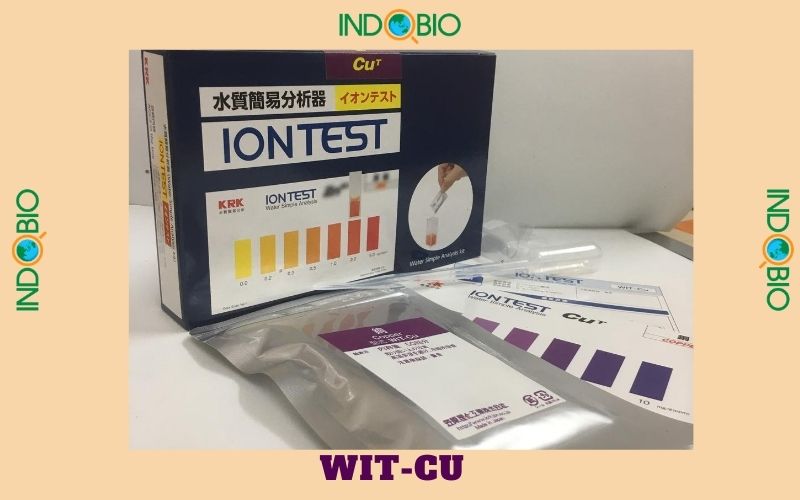 bộ kiểm tra đồng wit-cu KKR-Nhật test nhanh đồng nước thải 0.2-10 ppm.